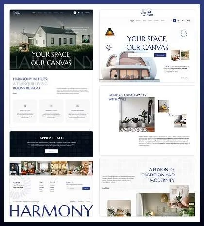 Harmony - Premium Squarespace Template