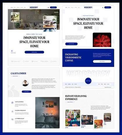 Wedecorefy - Premium Squarespace Template