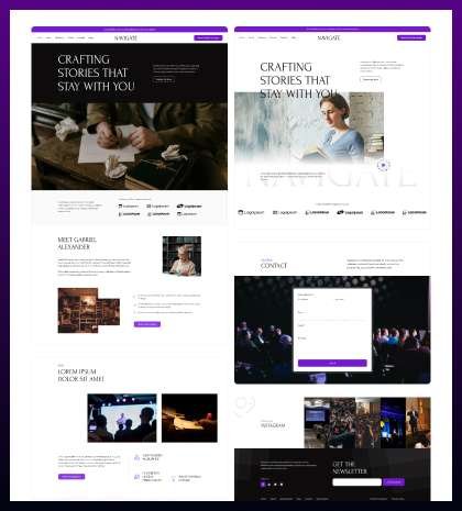Navigate - Premium Squarespace Template