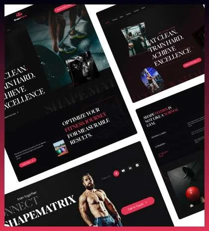 Shape Matrix - Premium Squarespace Template