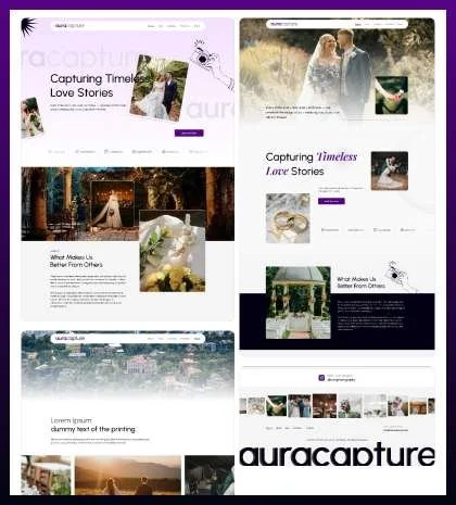 Auracapture - Premium Squarespace Template