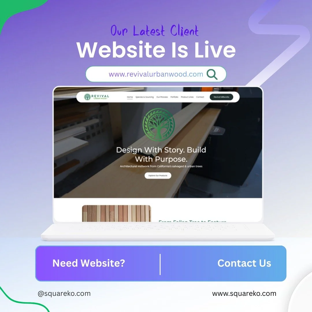 𝗘𝗹𝗲𝘃𝗮𝘁𝗶𝗻𝗴 𝗯𝗿𝗮𝗻𝗱𝘀 𝘁𝗵𝗿𝗼𝘂𝗴𝗵 𝗲𝘅𝗰𝗲𝗽𝘁𝗶𝗼𝗻𝗮𝗹 𝗱𝗲𝘀𝗶𝗴𝗻: See how our strategic Squarespace website redesign empowered Revival Urban Wood to achieve remarkable digital growth.

𝗧𝗵𝗲 𝗖𝗵𝗮𝗹𝗹𝗲𝗻𝗴𝗲 🛠️
Revival Urban Woo