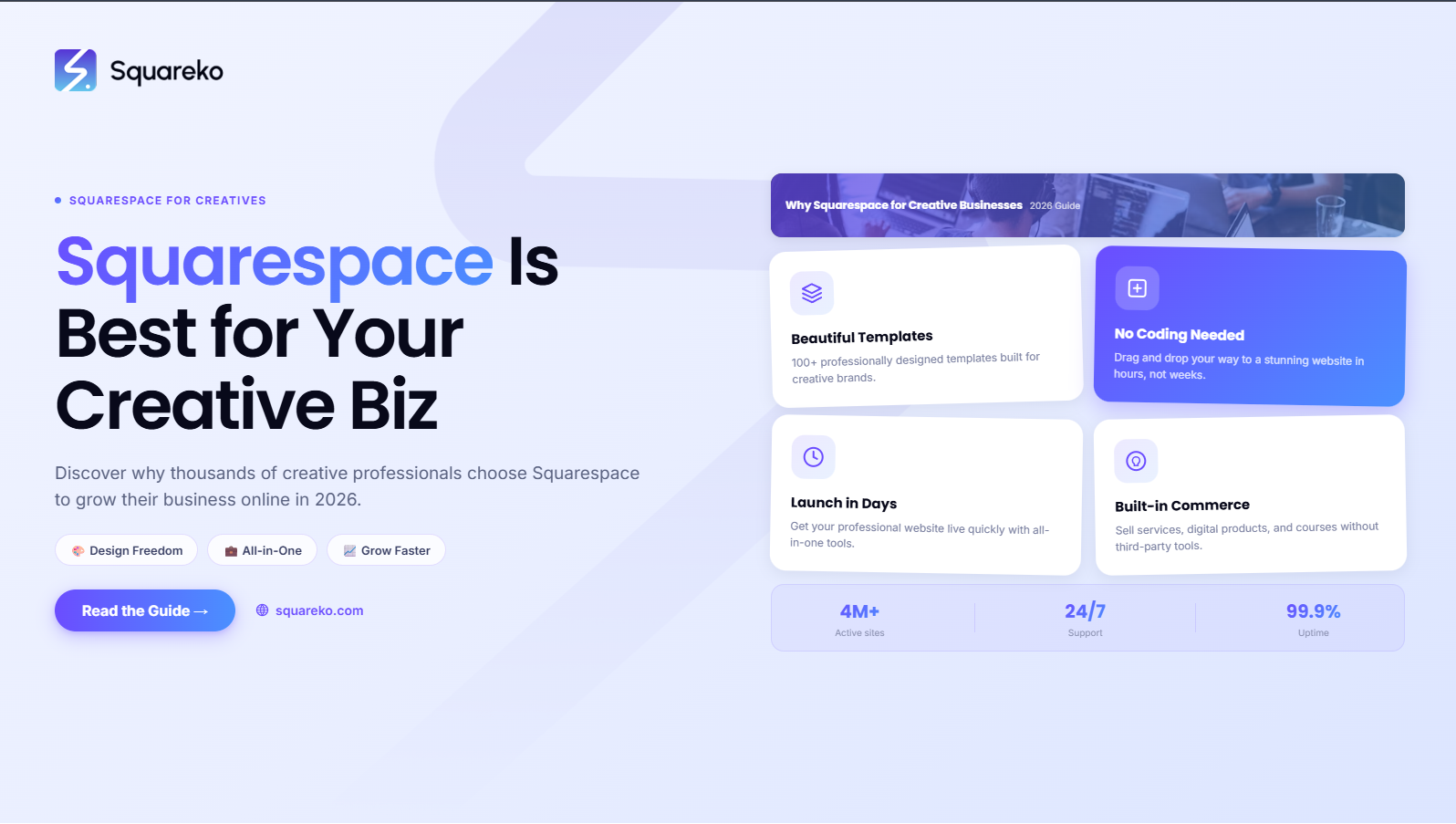 Why Squarespace Is the Best Platform for Creative Business Owners in 2026