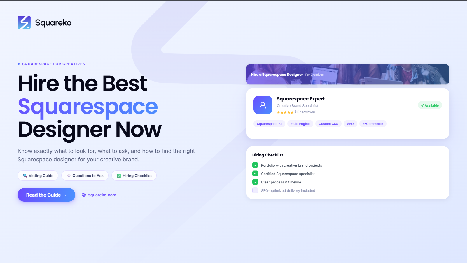 How to Hire a Squarespace Designer for Creatives