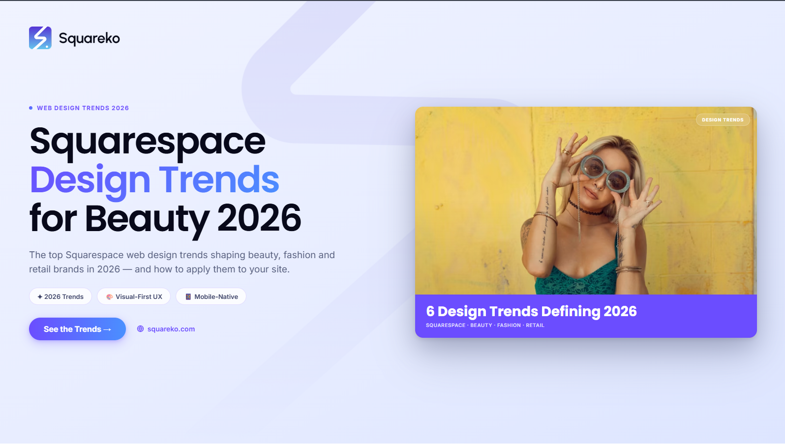 Top Squarespace Web Design Trends for Beauty, Fashion and Retail in 2026