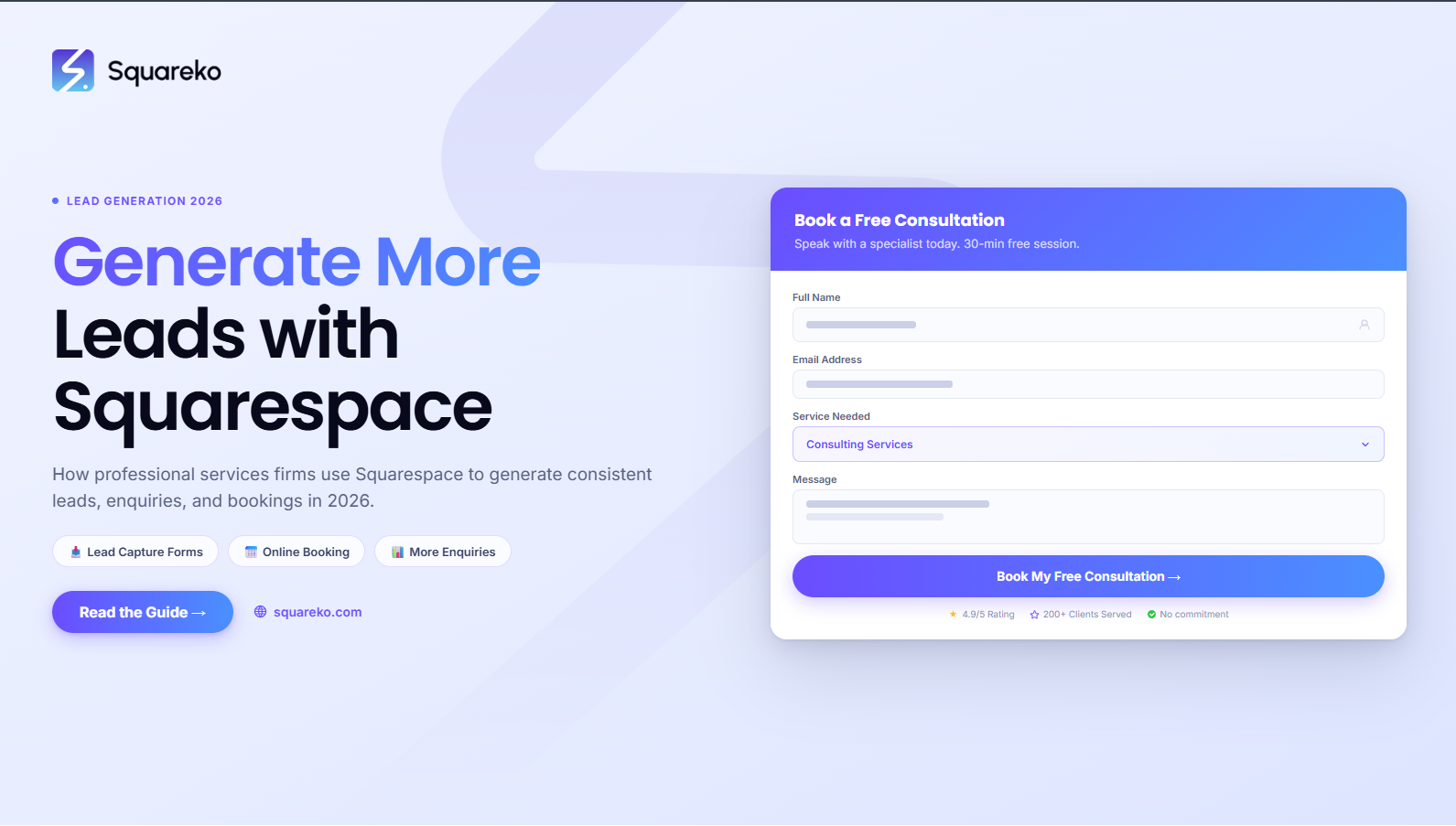 How Professional Services Firms Use Squarespace to Generate More Leads in 2026
