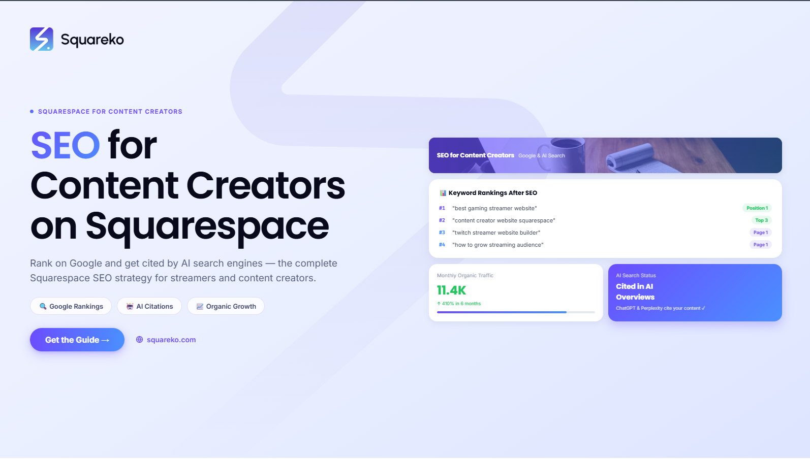 Squarespace SEO for Content Creators: Rank on Google &amp; AI Search
