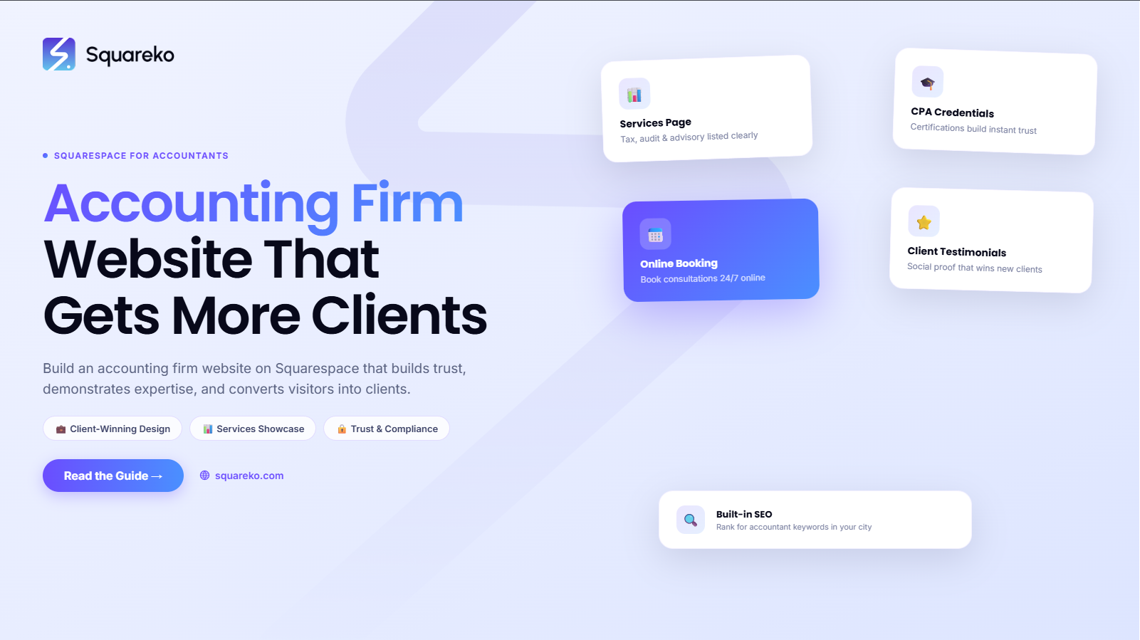 How to Build an Accounting Firm Website on Squarespace That Gets More Clients