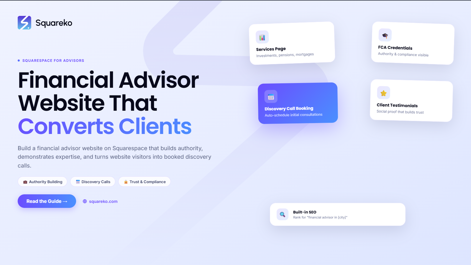 How to Build a Financial Advisor Website on Squarespace That Converts Prospects to Clients