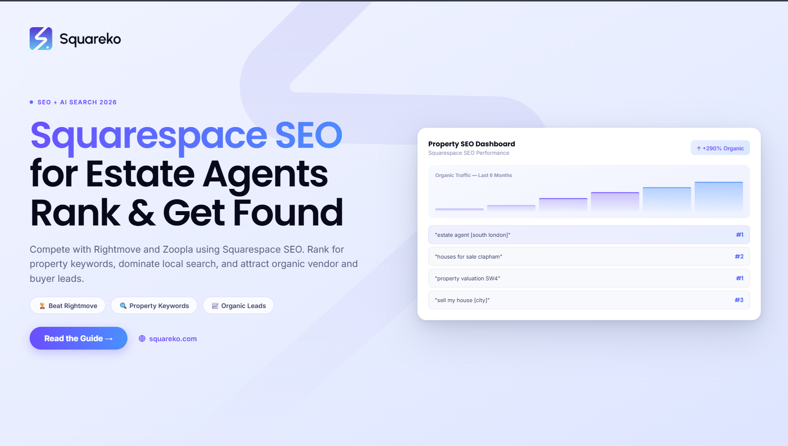 Squarespace SEO for Real Estate Agents: Rank Your Property Website in 2026