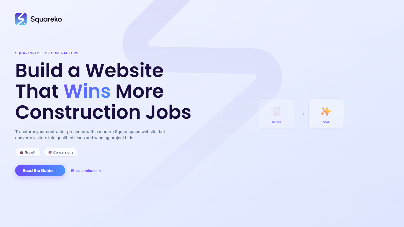How to Build a Construction Company Website on Squarespace That Wins More Projects