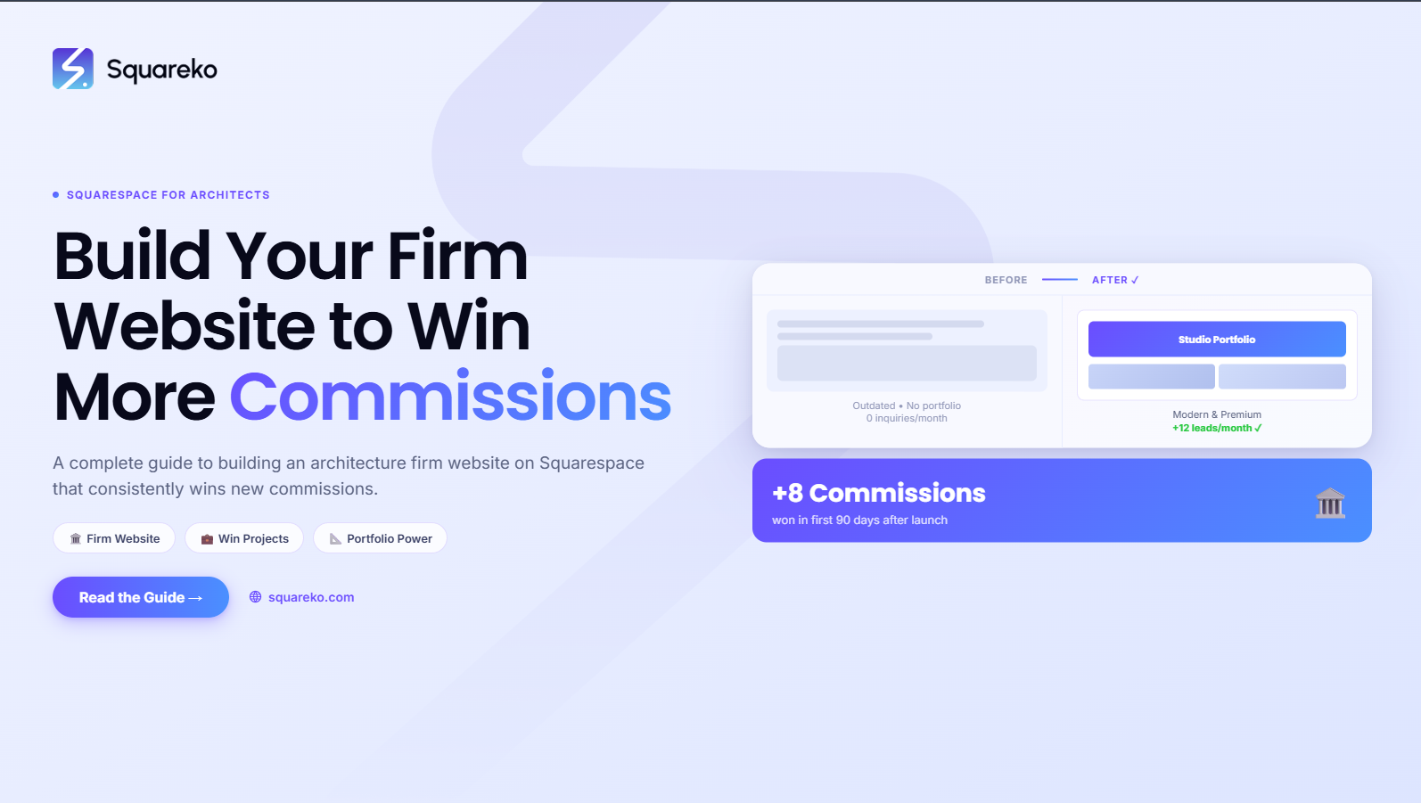 How to Build an Architecture Firm Website on Squarespace That Wins More Commissions