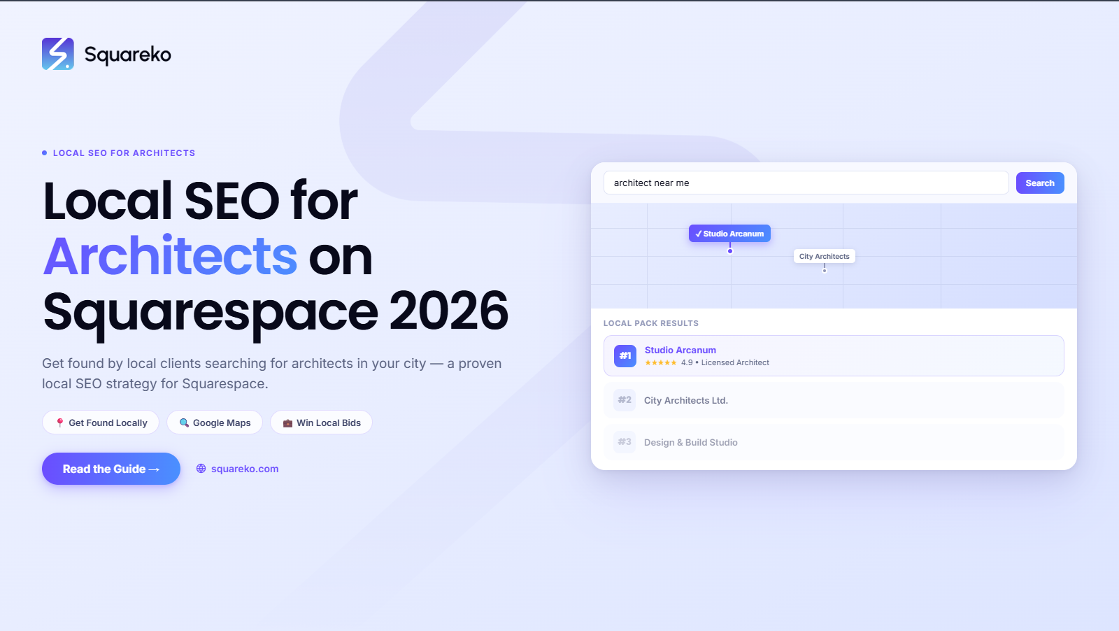 Local SEO for Architects and Engineers on Squarespace: Get Found by Local Clients