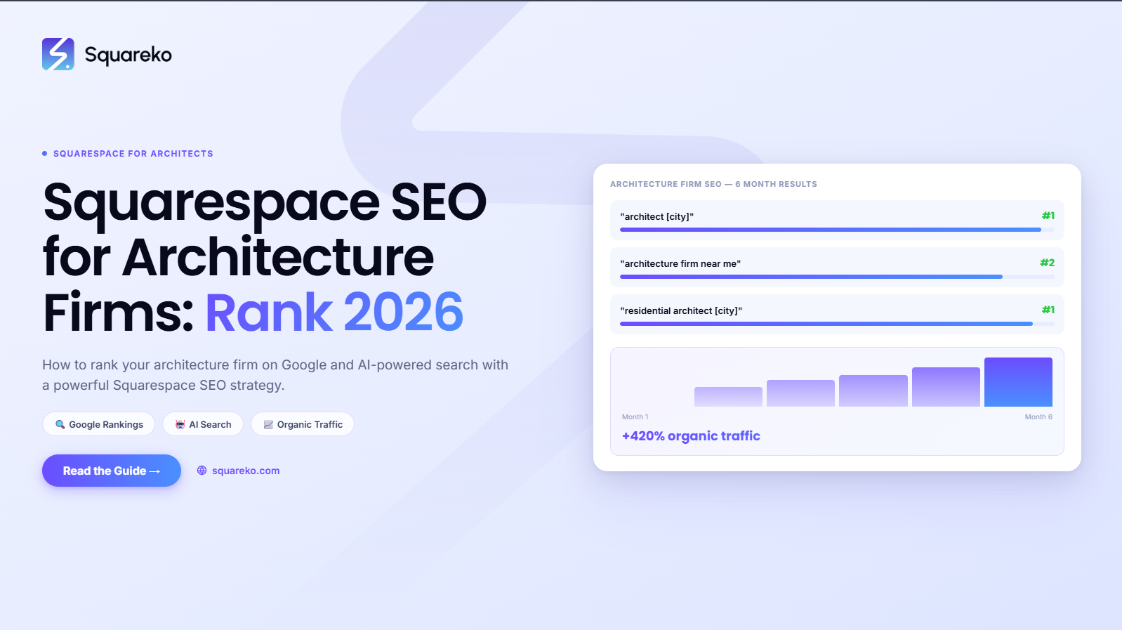 Squarespace SEO for Architecture and Engineering Firms: Rank on Google and AI Search in 2026
