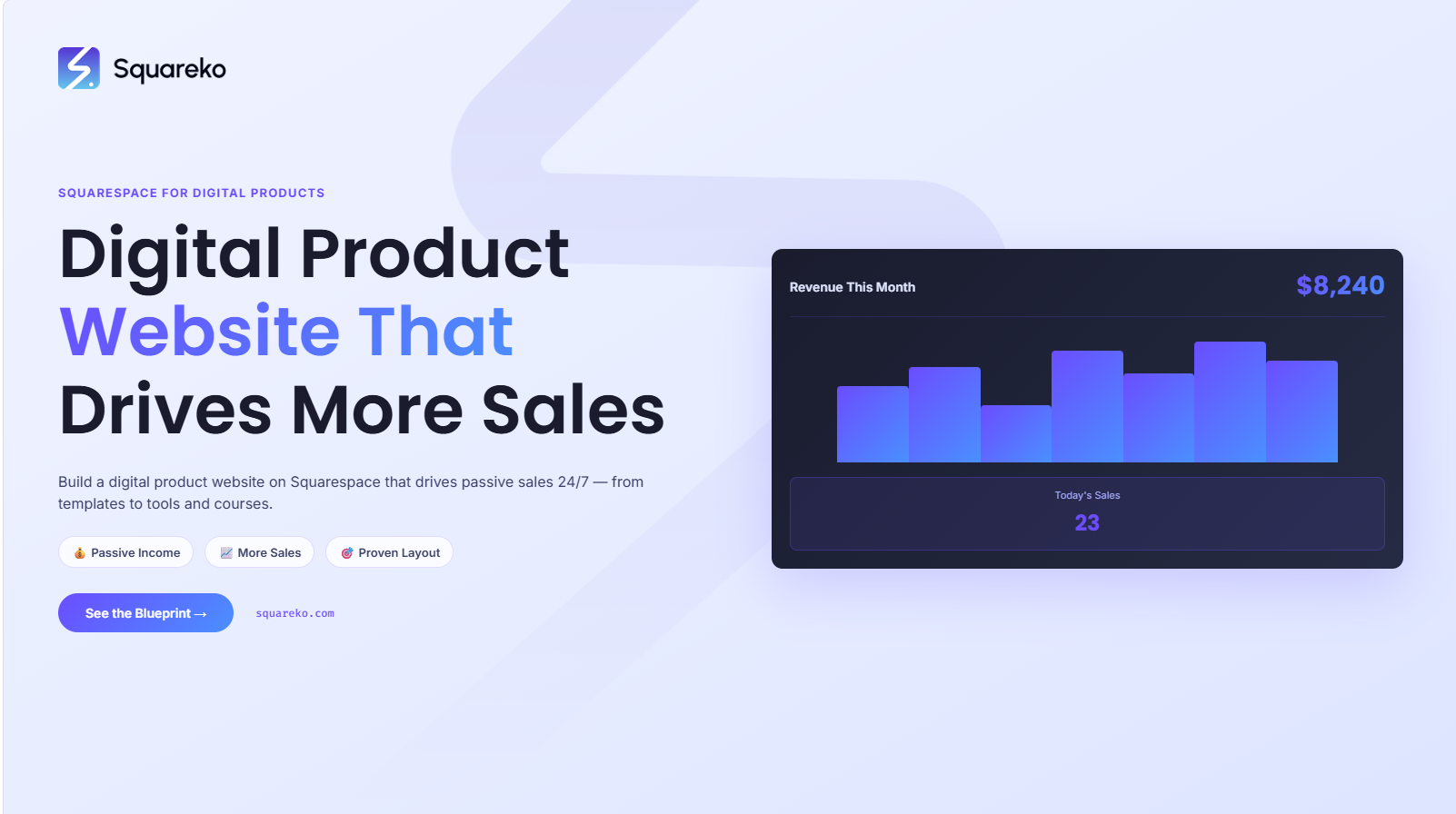 How to Build a Digital Product Website on Squarespace That Drives More Sales