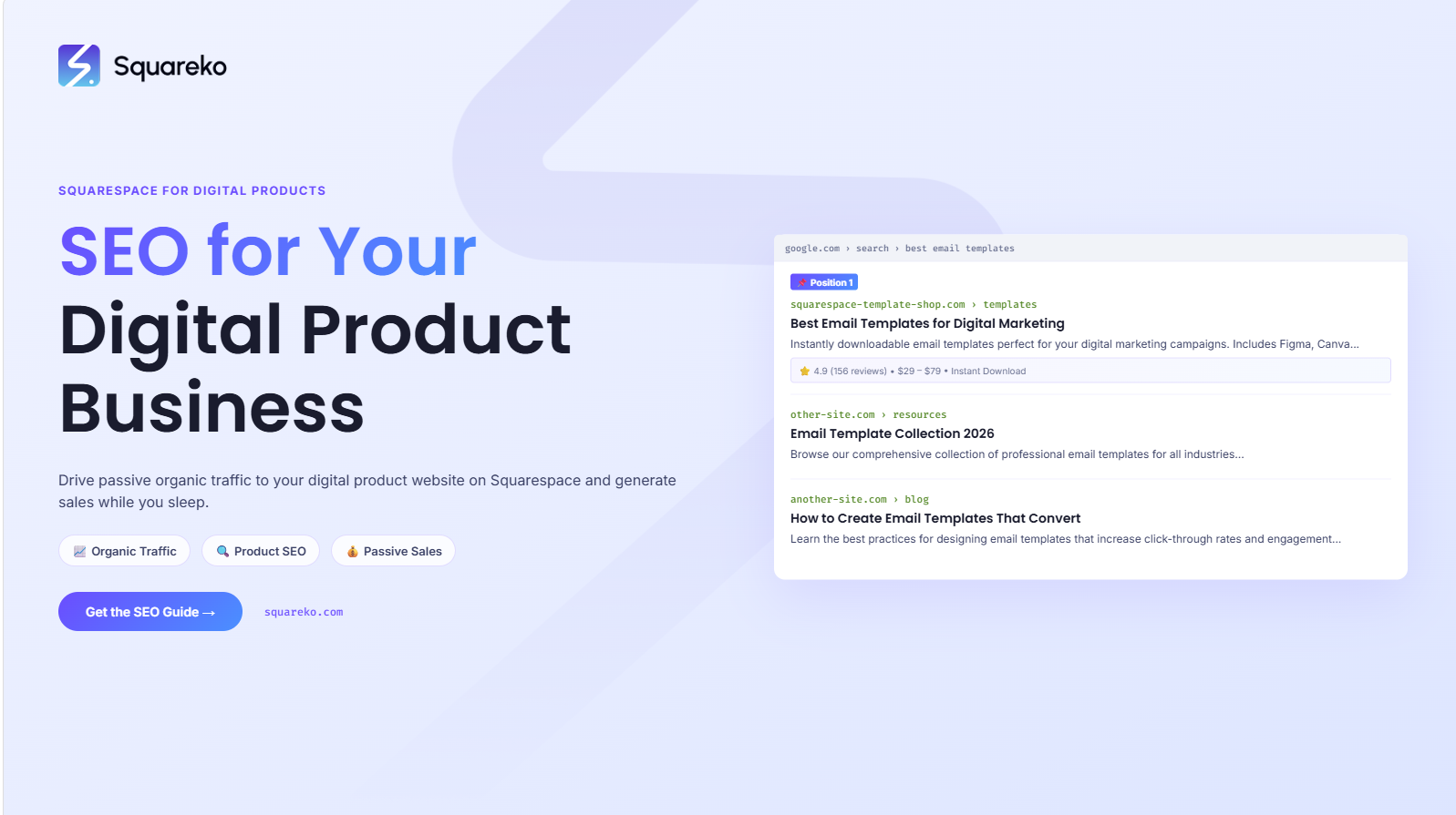 Squarespace SEO for Digital Product Businesses: Get Found and Drive Passive Sales