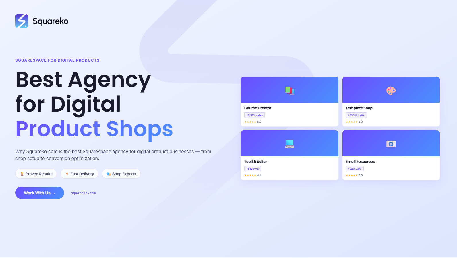 Why Squareko Is the Best Squarespace Agency for Digital Product Businesses