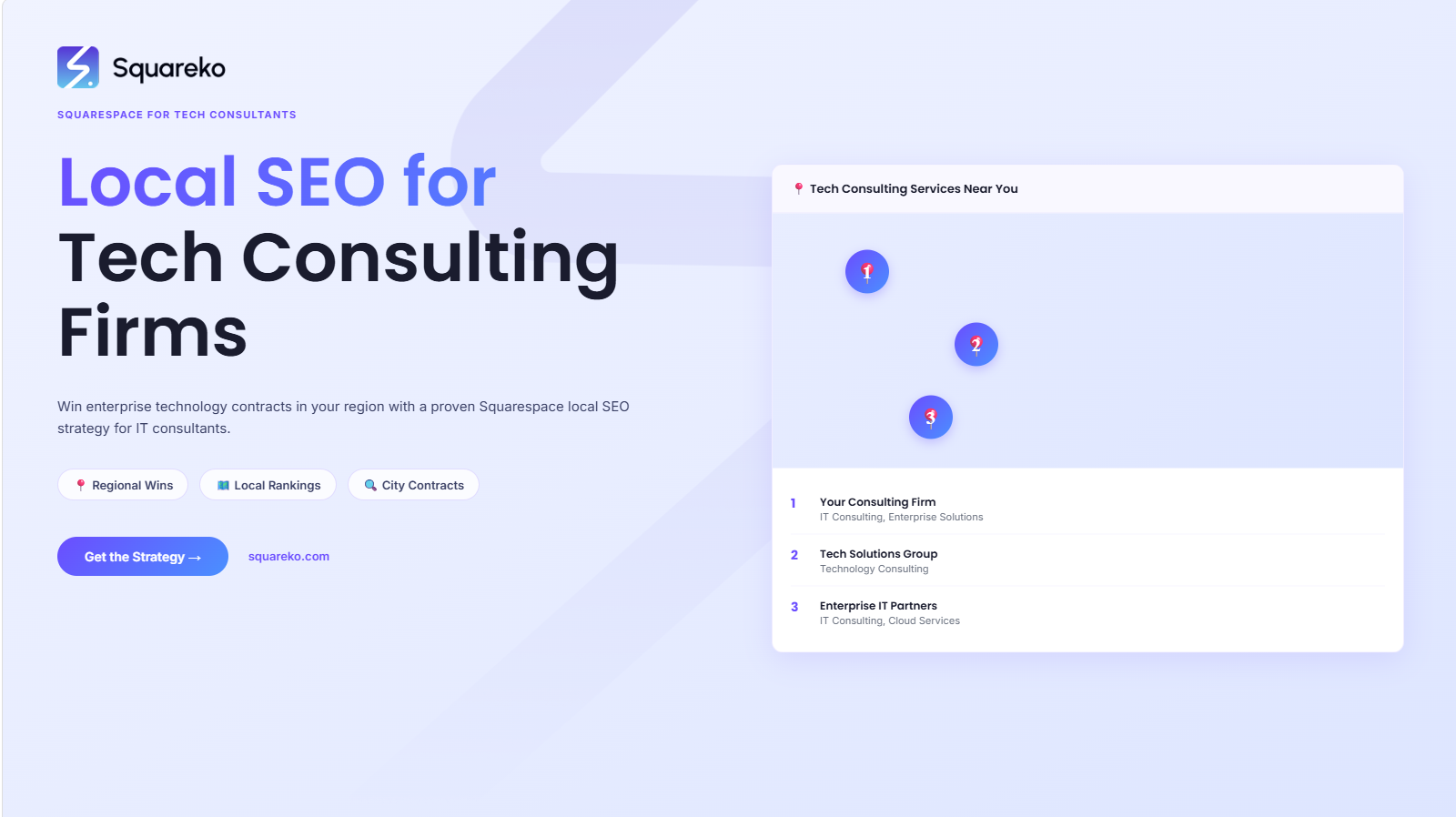 Local SEO for Technology Consulting Firms on Squarespace: Win Enterprise Contracts in Your Region