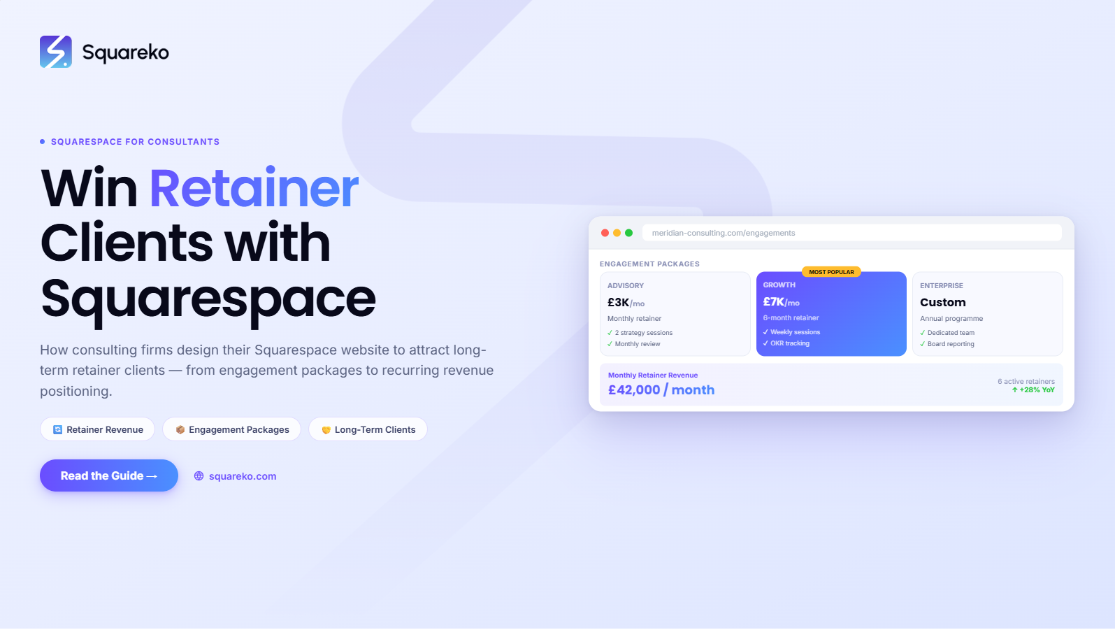 How Consulting Firms Use Squarespace to Win Retainer Clients and Long-Term Engagements
