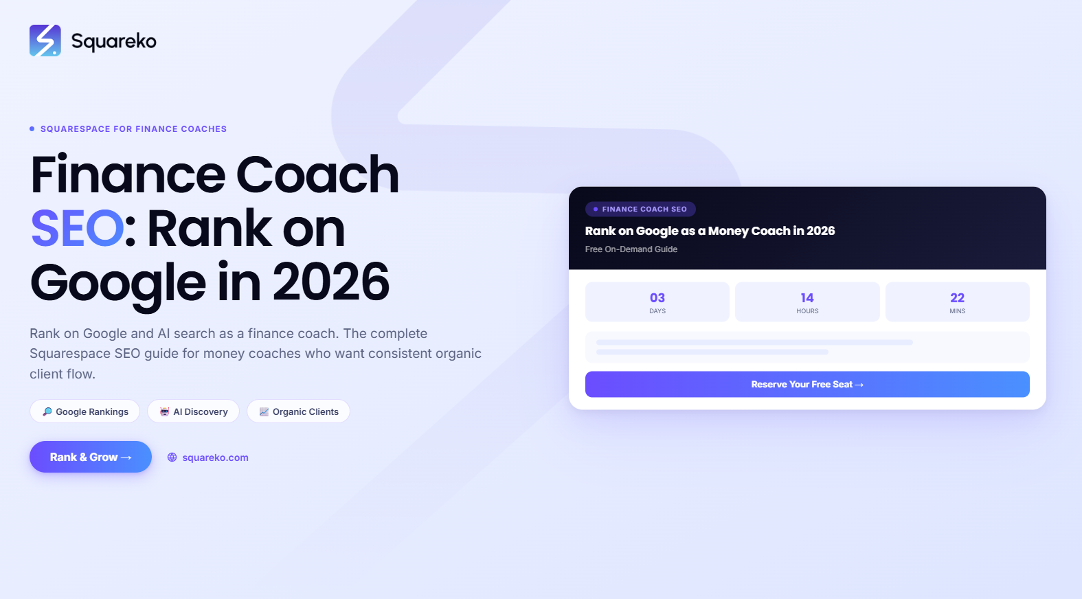 Finance Coach SEO: How to Rank on Google and AI Search in 2026