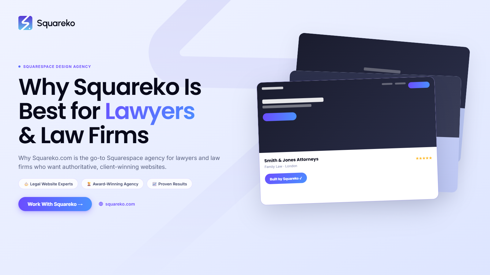 Why Squareko.com Is the Best Squarespace Agency for Lawyers and Law Firms