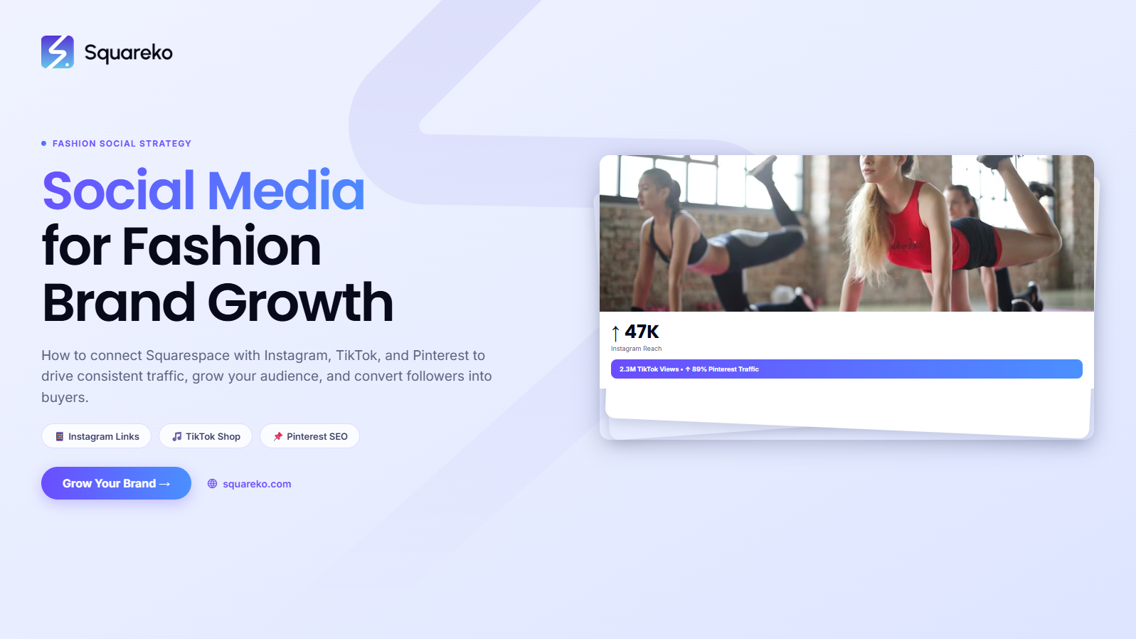How to Use Squarespace and Social Media Together to Grow Your Fashion Brand