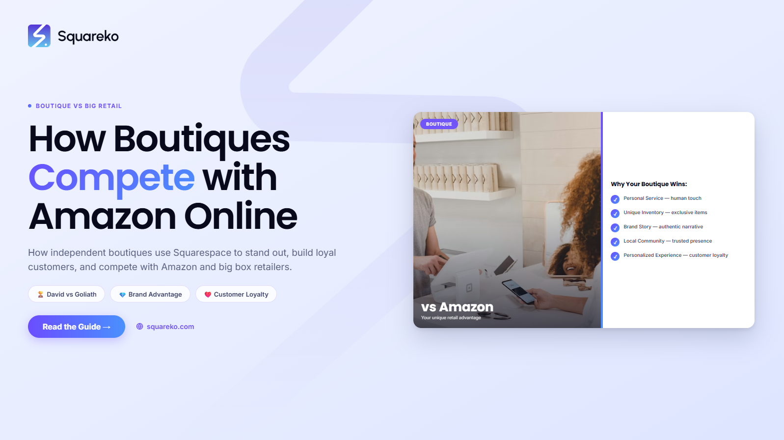 How Independent Boutiques Use Squarespace to Compete with Amazon and Big Box Retailers