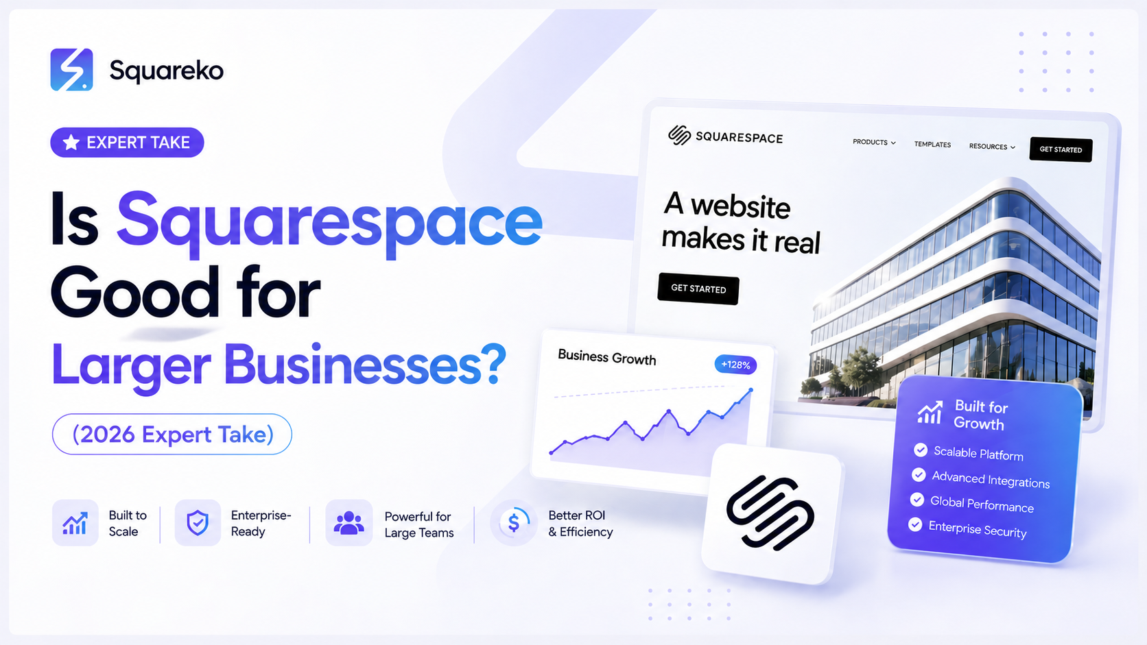 Is Squarespace Good for Larger Businesses? (2026 Expert Take)
