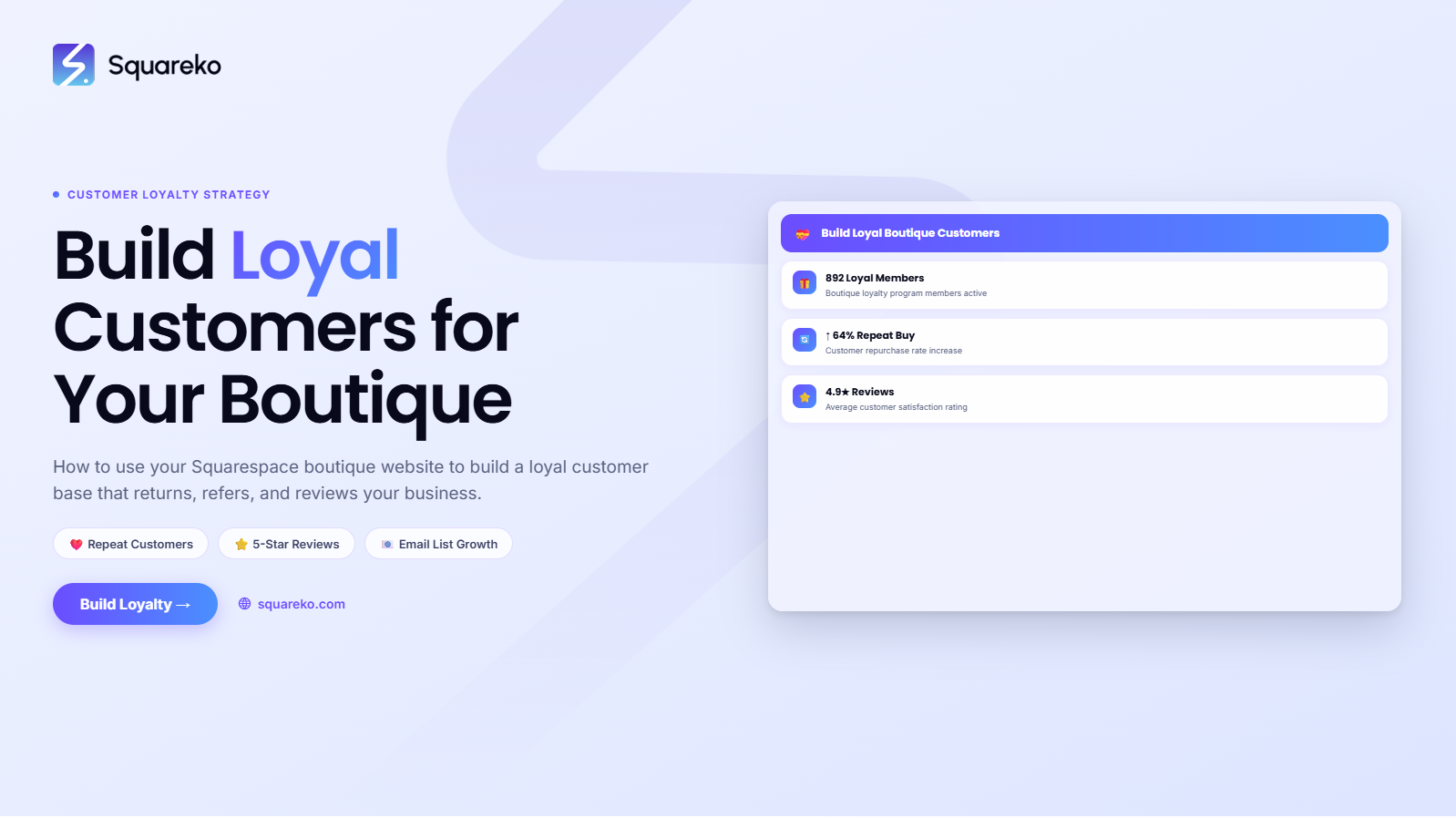 Build Loyal Customers for Your Boutique with Squarespace