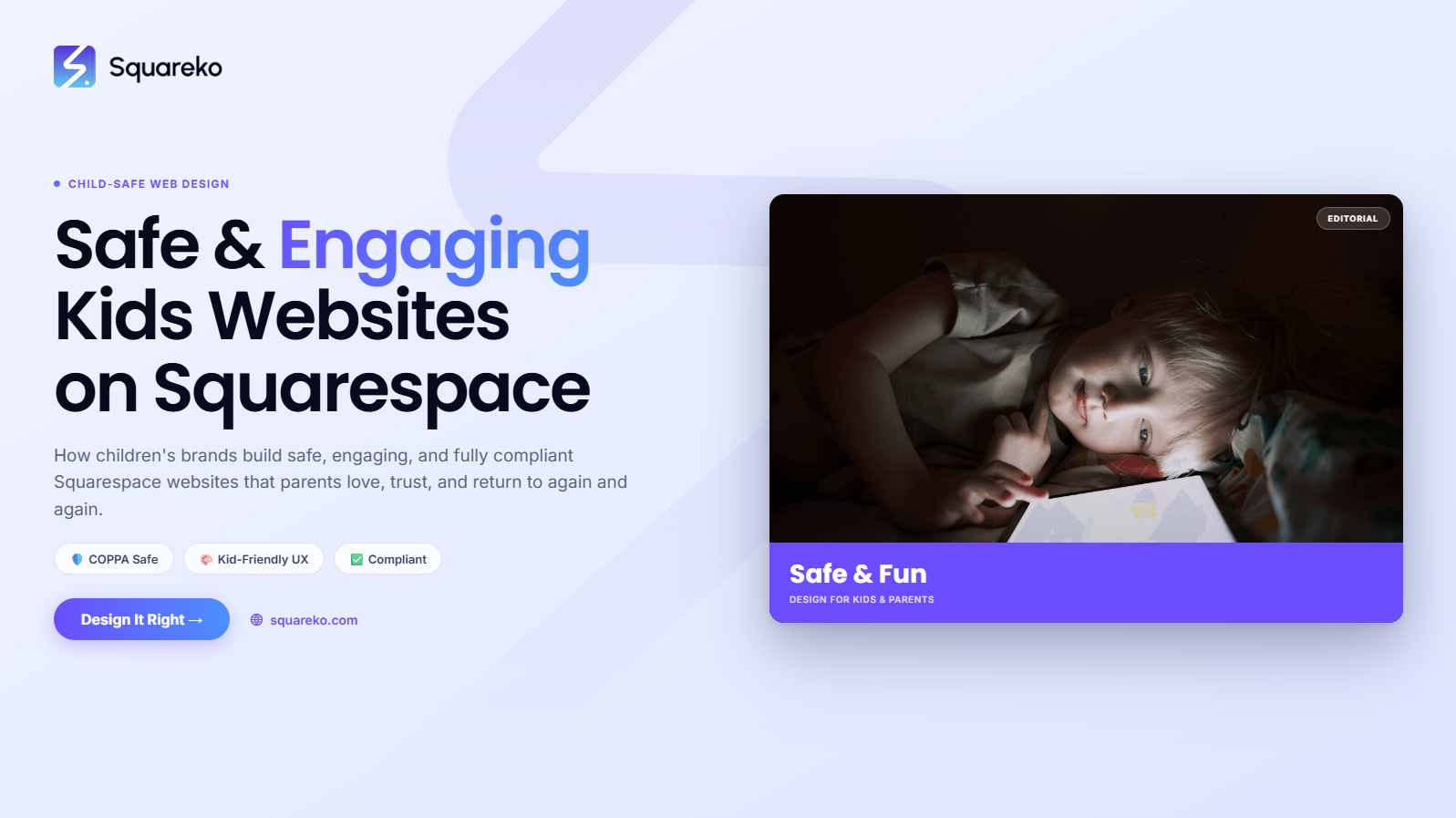 How Children's Brands Create Safe, Engaging Websites on Squarespace