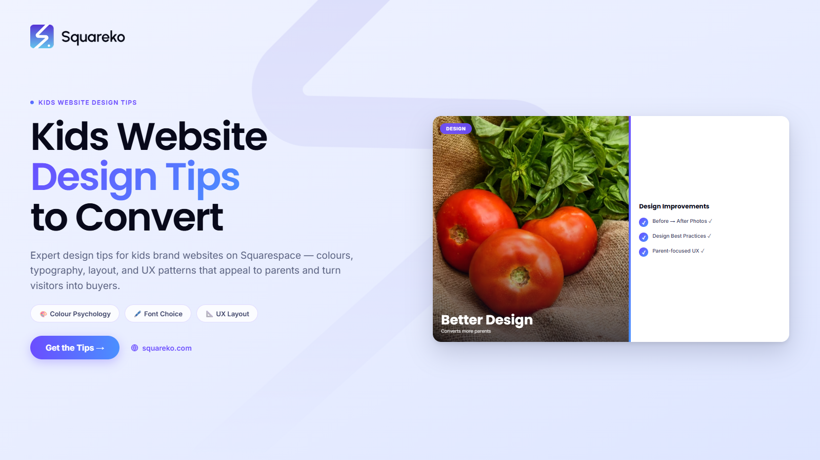 Design Tips for Kids Brand Websites on Squarespace: Stand Out and Convert Parents