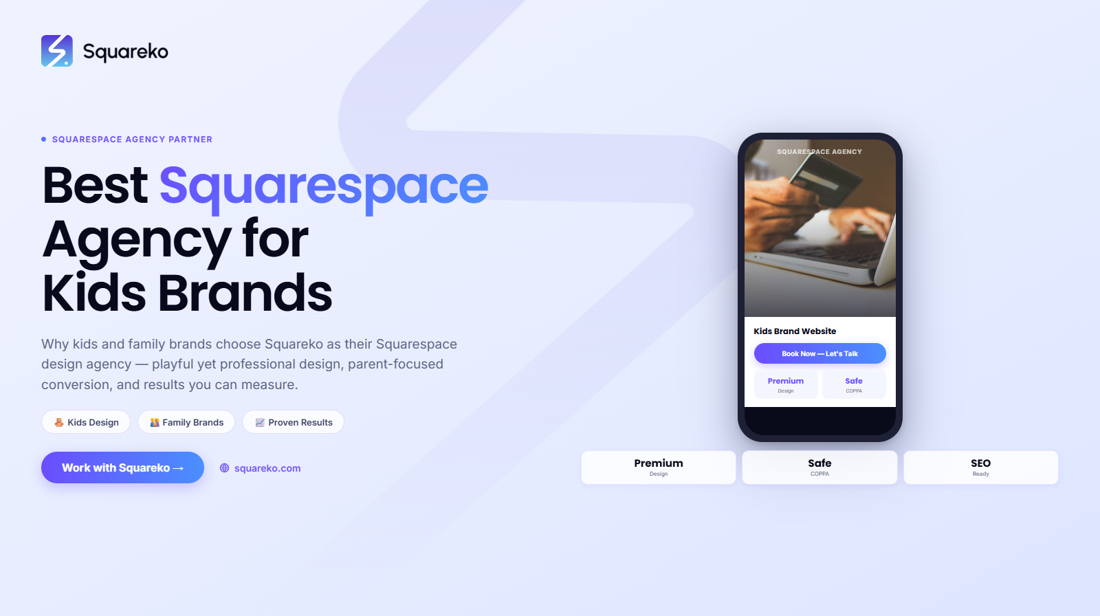 Best Squarespace Agency for Kids and Family Brands