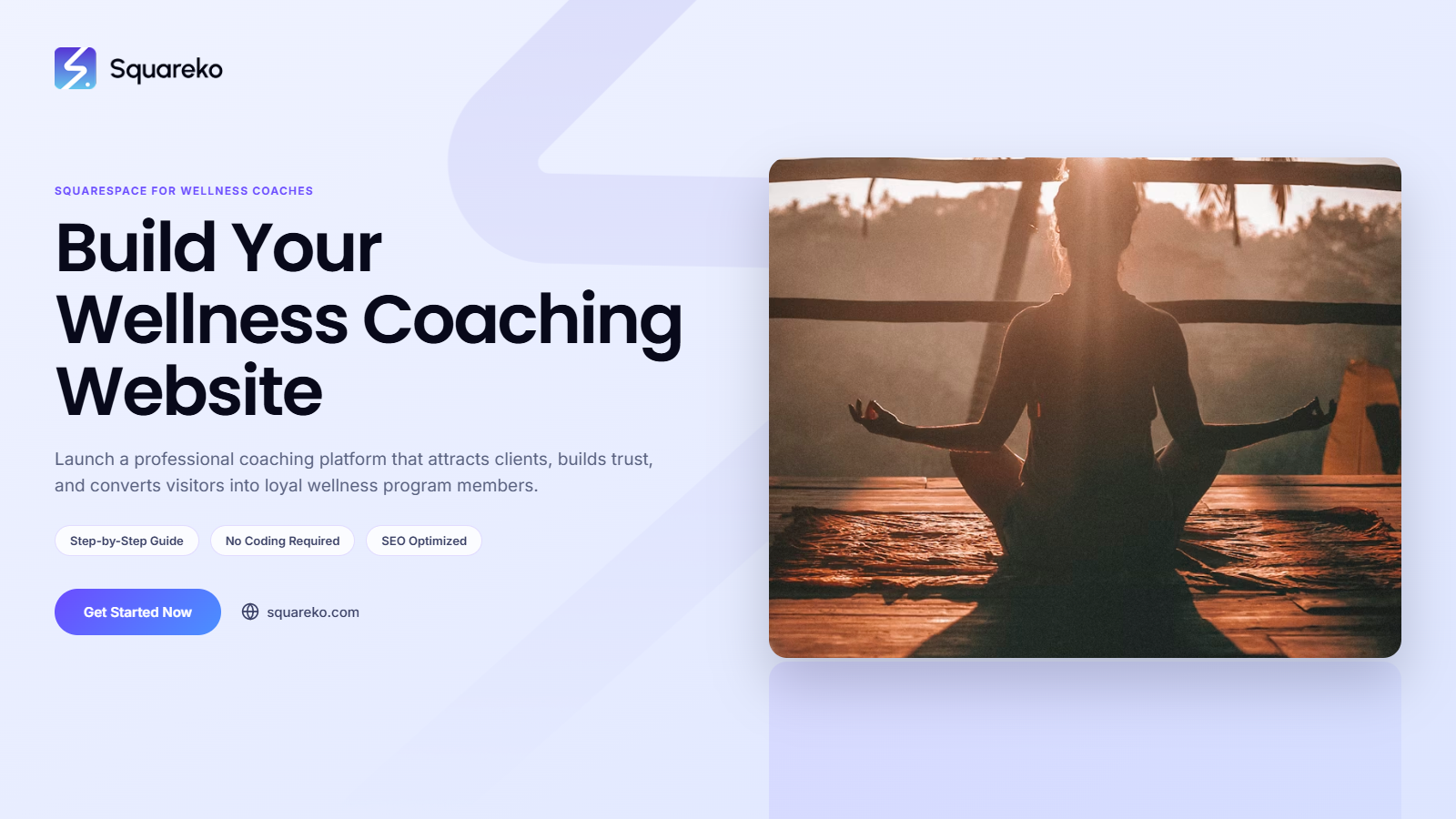 How to Build a Wellness Coaching Website on Squarespace That Fills Your Programme