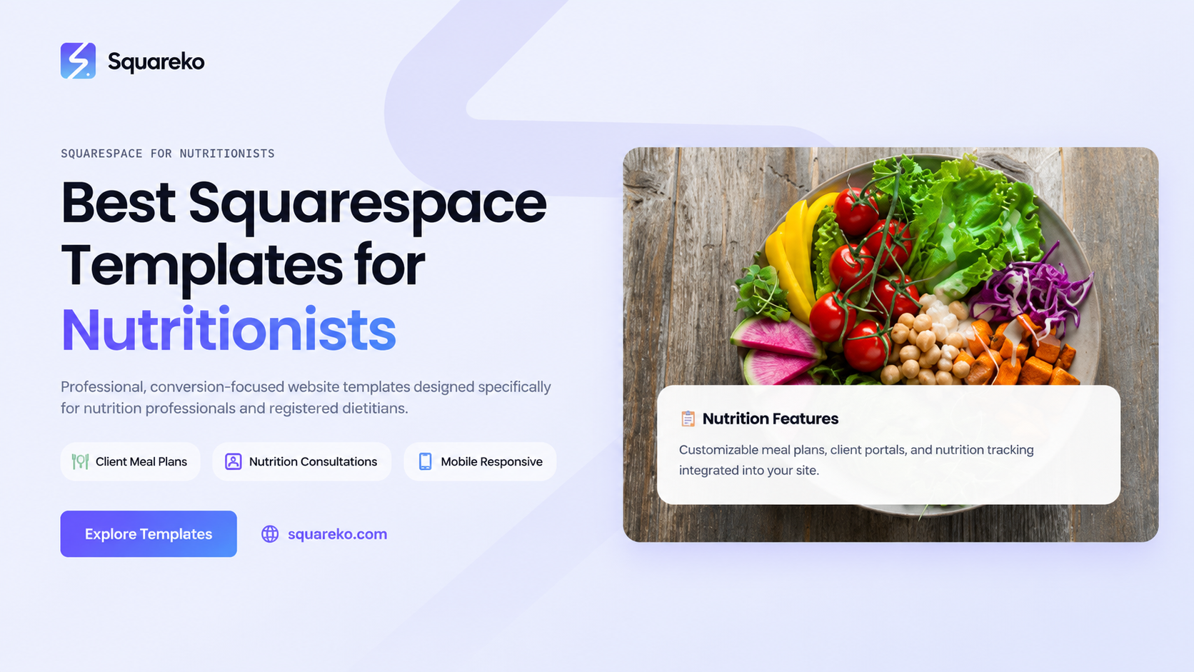 Best Squarespace Templates for Nutritionists and Dietitians in 2026