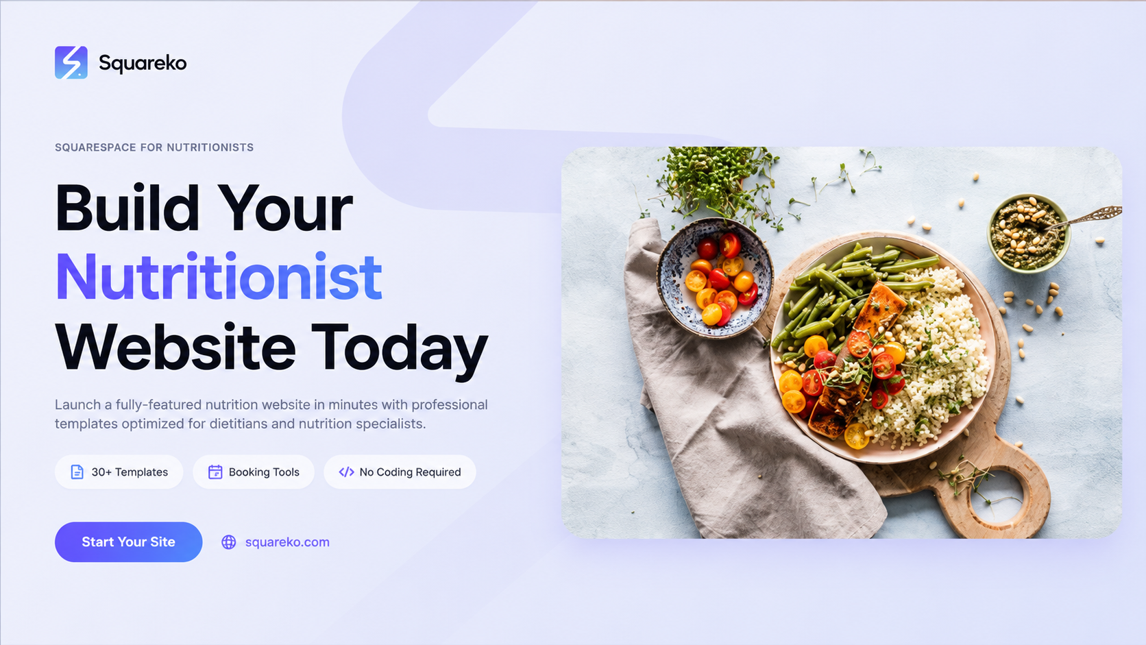 How to Build a Nutritionist Website on Squarespace That Converts Visitors to Clients