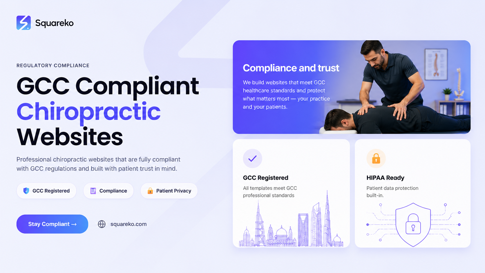 GCC Compliance and Chiropractic Website Regulations on Squarespace