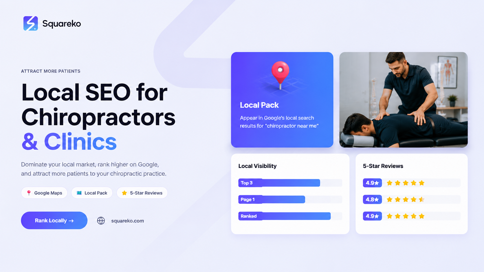 Local SEO for Chiropractors on Squarespace: Rank #1 in Your Area in 2026