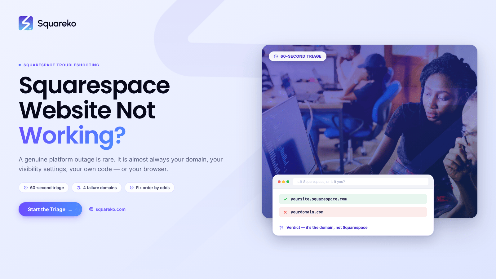 Squarespace Website Not Working? Start Here