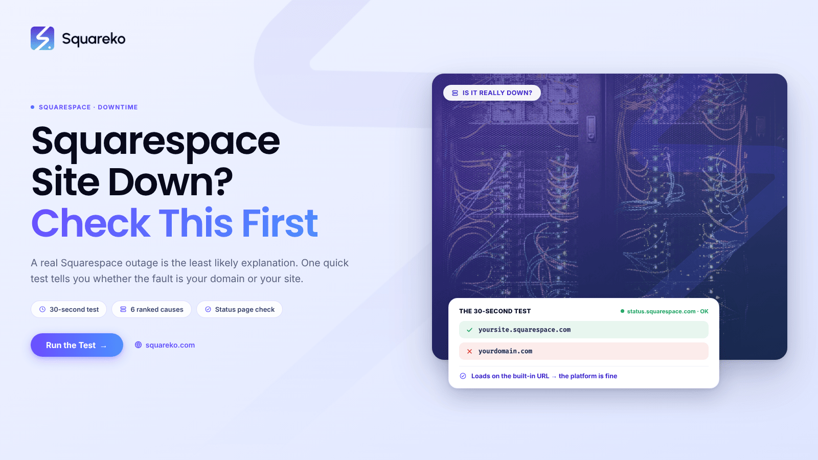Squarespace Site Down? How to Check and What to Do Next