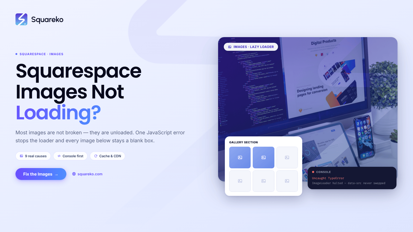 Squarespace Images Not Loading: Causes and Fixes