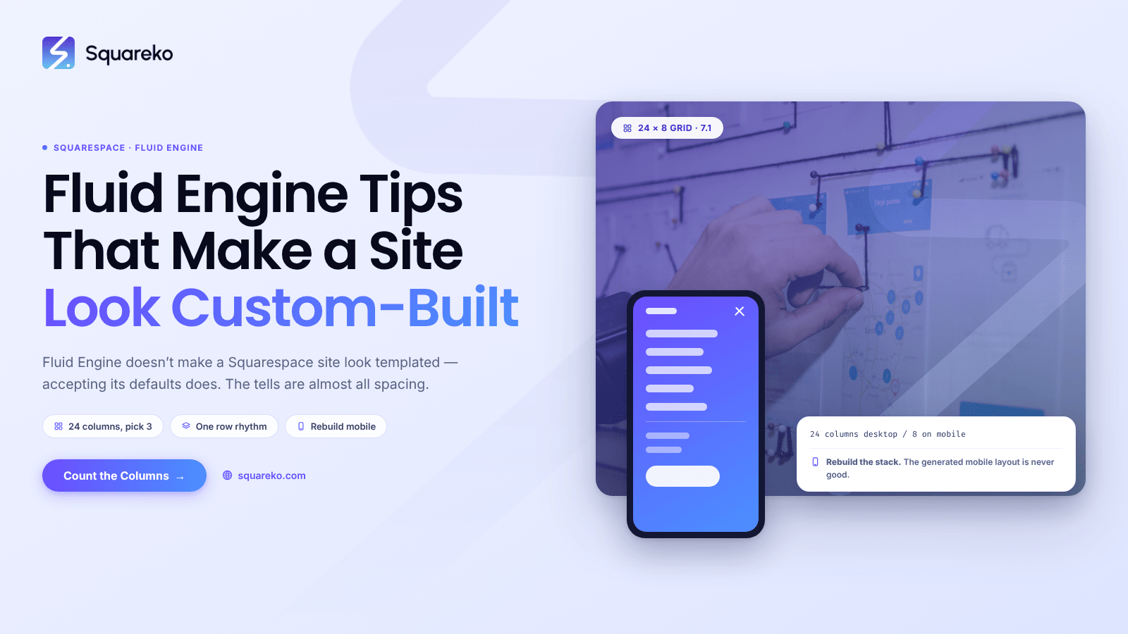17 Fluid Engine Tips That Make Squarespace Look Custom-Built