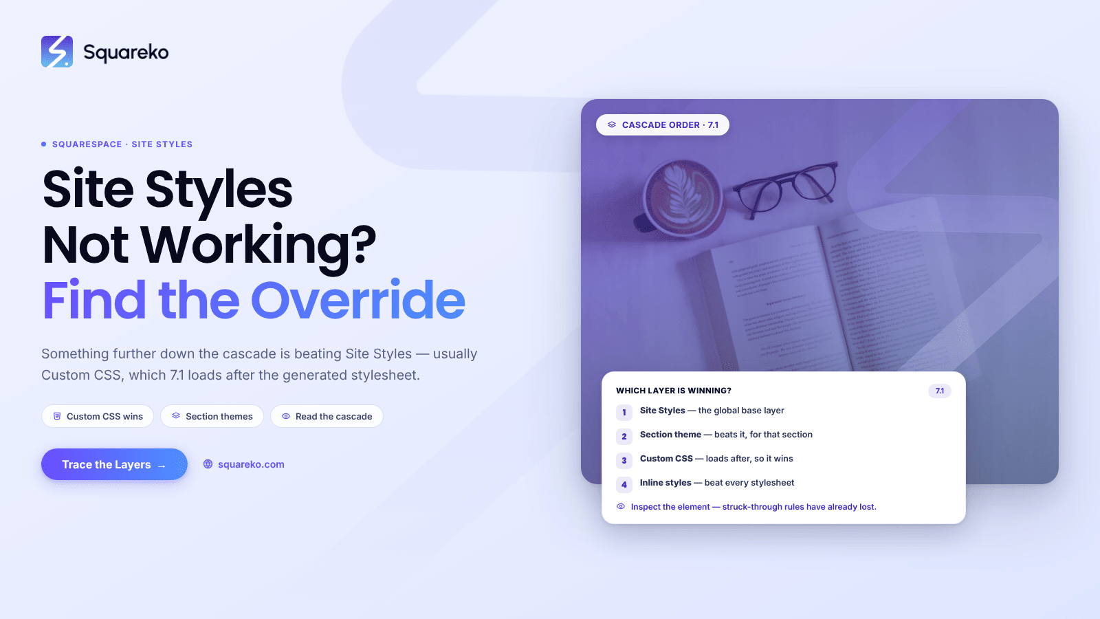 Squarespace Site Styles Not Working? Where the Override Is Hiding