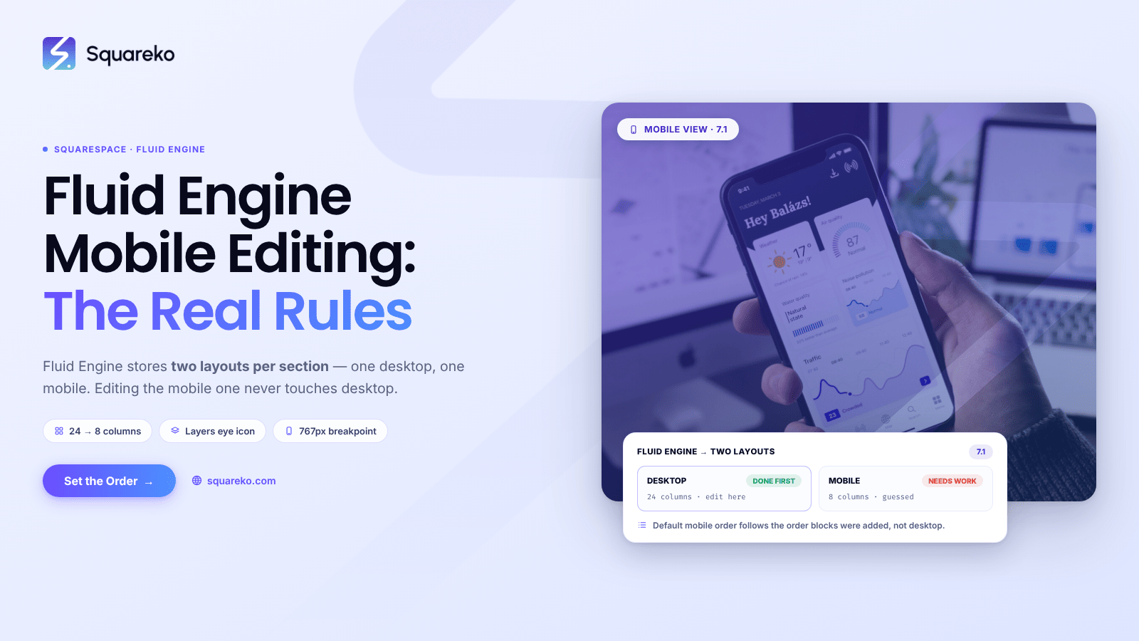 Squarespace Fluid Engine Mobile Editing: The Rules Nobody Explains