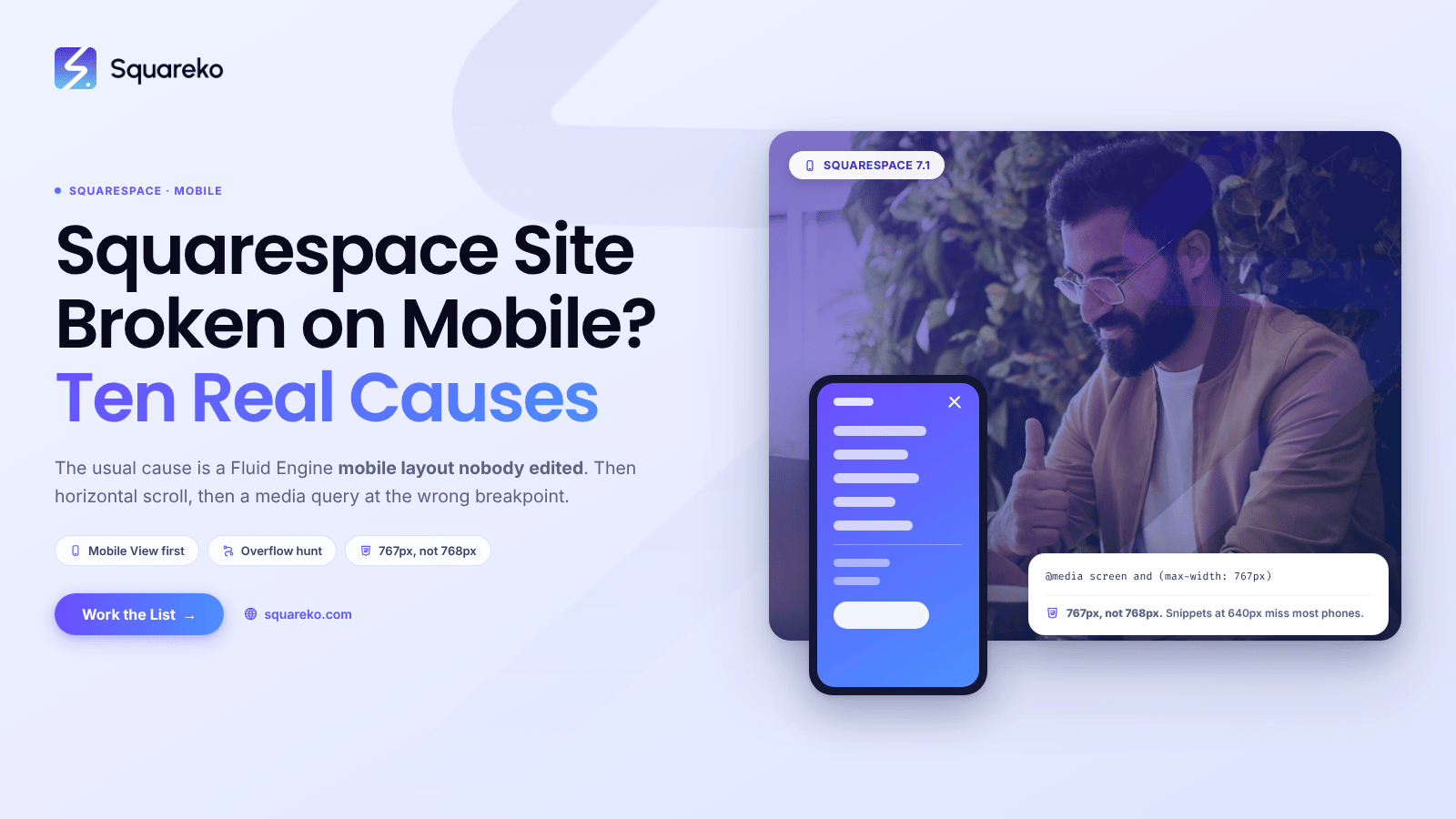 Squarespace Mobile Responsive Issues: The 10 Most Common Fixes