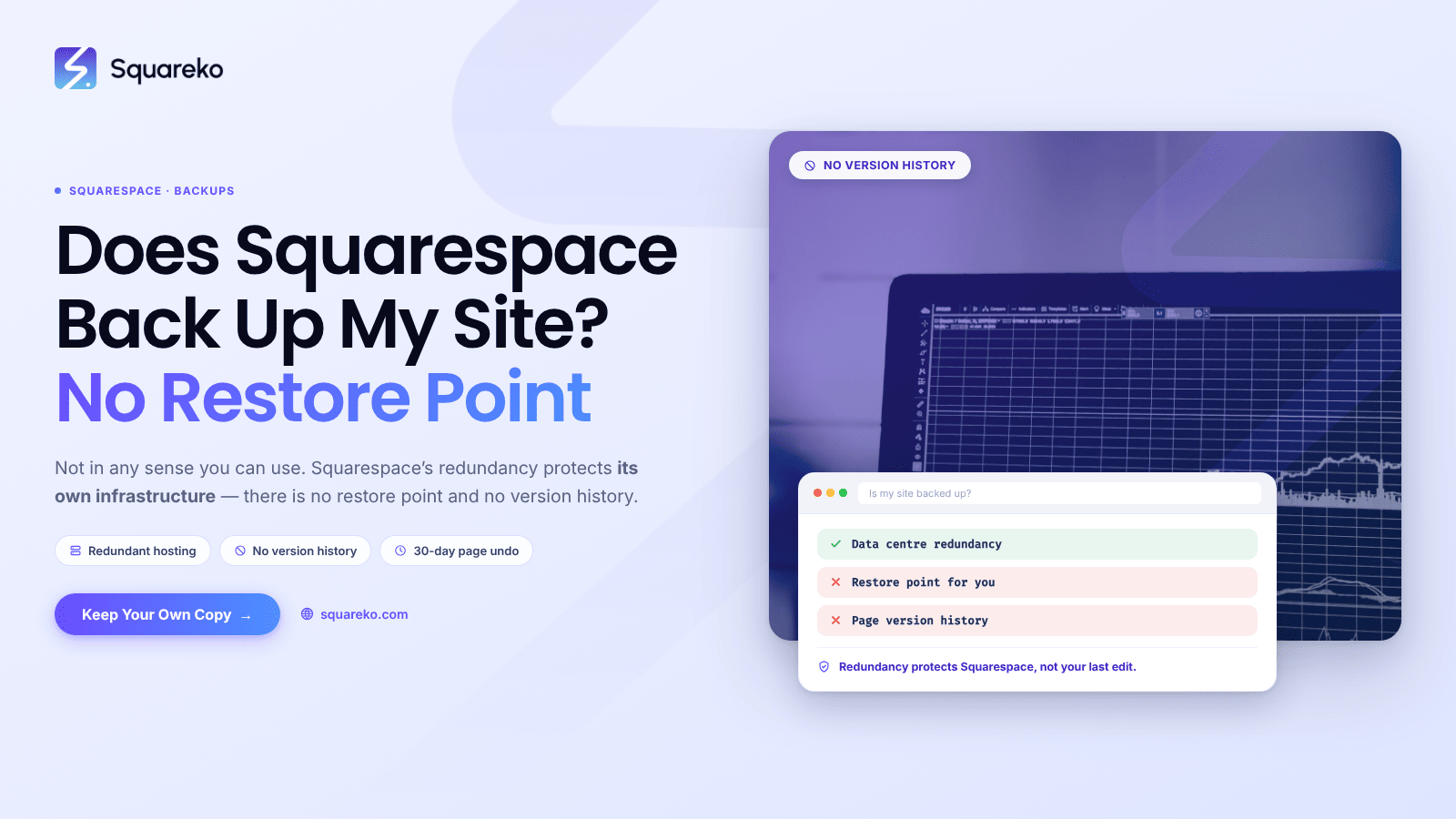 Does Squarespace Back Up Your Site?