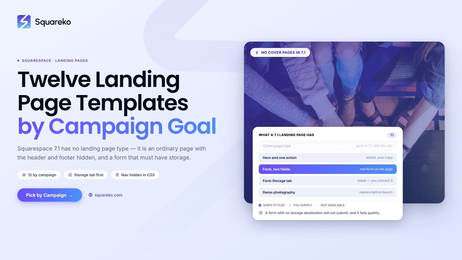 12 Best Squarespace Landing Page Templates for Conversions