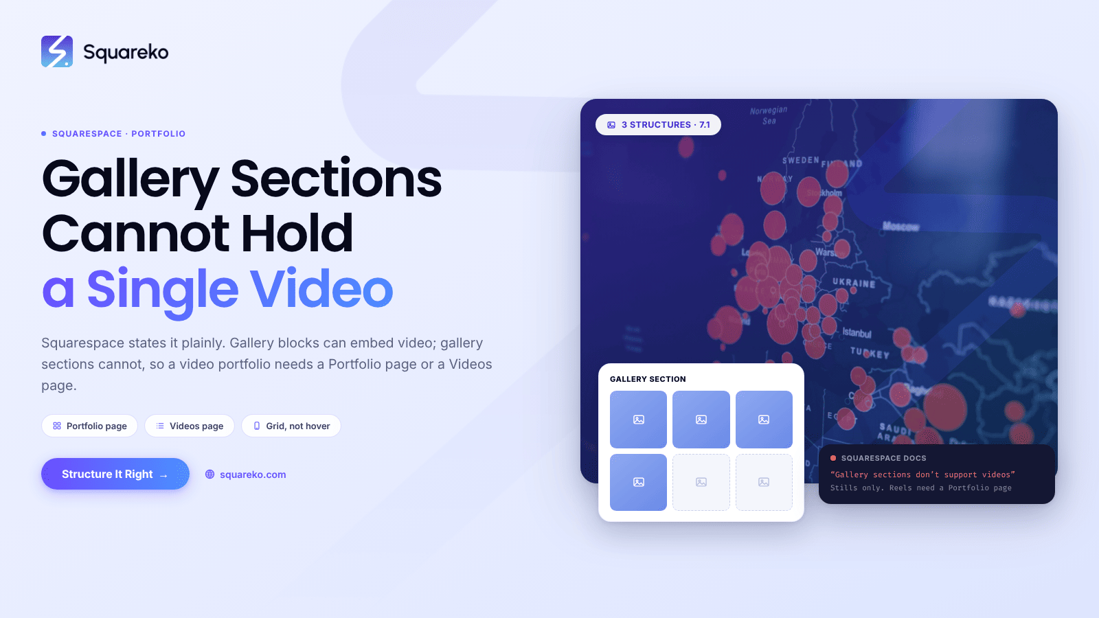 Squarespace Video Portfolio Templates (Hosting and Speed Tips)