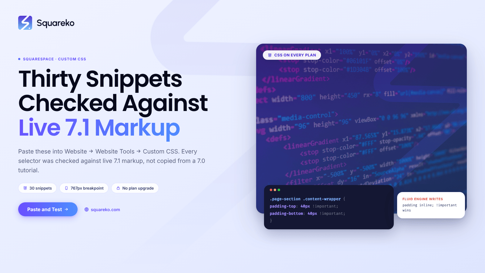 Squarespace Template CSS: 30 Snippets That Change Everything