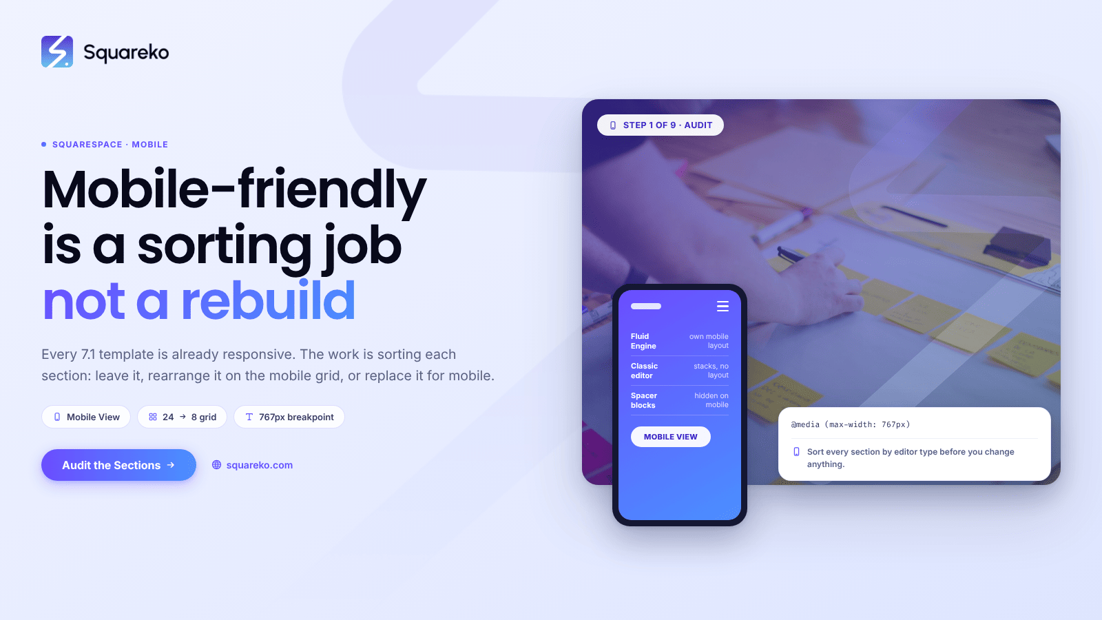 How to Make a Squarespace Template Properly Mobile-Friendly