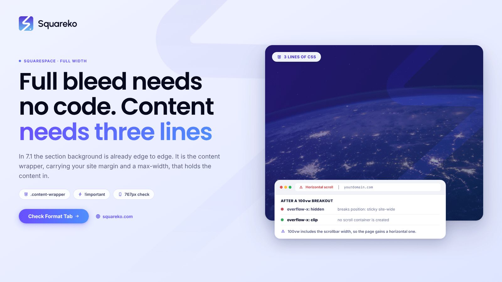 How to Create a Full-Width Section in Squarespace